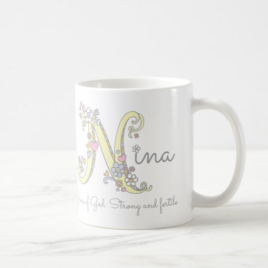 Nom de Nina et signification de la tasse (Droite)