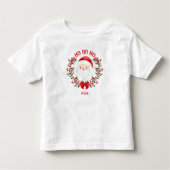 Nom de Noël du Père Noël Toddler T-shirt (Devant)