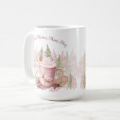 Nom de Noël Pink Hot Chocolat Big Mug (Devant gauche)