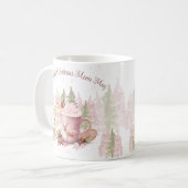 Nom de Noël Pink Hot Chocolat Mug (Devant gauche)