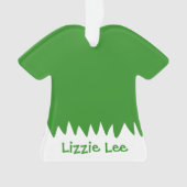 Nom de Noël vert et blanc (devant)