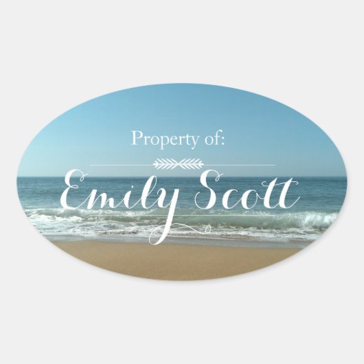 Nom de plage Étiquettes (Devant)