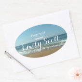 Nom de plage Étiquettes (Enveloppe)