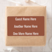 Nom de remplacement pour Sticker Étiquette de pann (En situation)