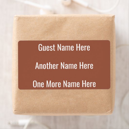 Nom de remplacement pour Sticker Étiquette de pann (En situation)