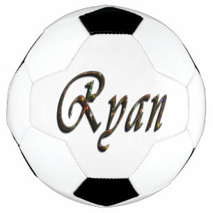 Nom de Ryan de conception colorée,
