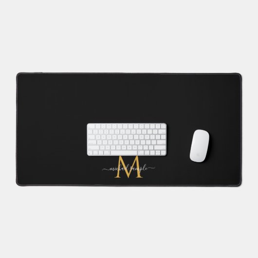 Nom de script de calligraphie Monogramme Chic Mini (Clavier et souris)