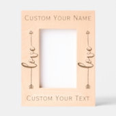 Nom de script élégant Cadre gravé (Recto)
