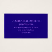 Nom de script élégant moderne & Monogram Ombre Pur (Dos)