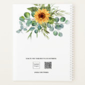 Nom de script eucalyptus tournesol vert (Dos)
