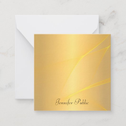Nom de script manuscrit Gold Arrière - plan Modèle (Devant)