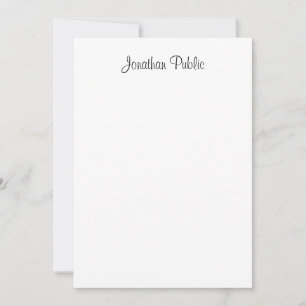 Nom de script manuscrit personnalisé Modèle élégan