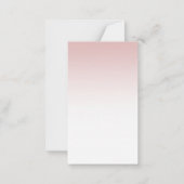 Nom de script manuscrit Rose Gold Elegant Modèle (Dos)