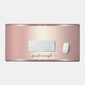Nom de script manuscrit Rose Gold élégant moderne (Clavier et souris)