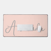 Nom de script moderne Blush Pink (Clavier et souris)