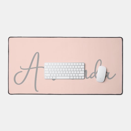 Nom de script moderne Blush Pink (Clavier et souris)