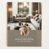 Nom de script moderne Photo QR Professionnel (Devant)