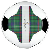 Nom de script monogrammé Clan Duncan Tartan à carr (Tourné)