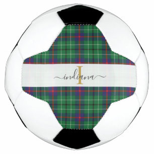 Nom de script monogrammé Clan Duncan Tartan à carr