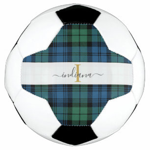 Nom de script monogrammé Plaid Clan Campbell Tarta