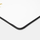 Nom De Script Or Moderne Sur White Desk Mat (Coin)