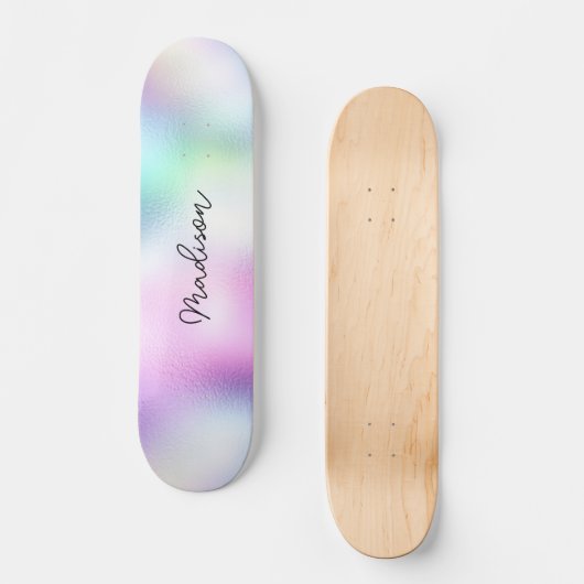Nom de script personnalisé Cute Girly Skateboard (Recto)