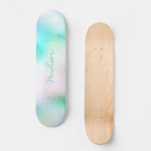 Nom de script personnalisé Cute Girly Skateboard (Recto)