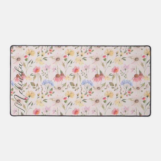 Nom de script personnalisé Fleurs sauvages aquarel (Recto)