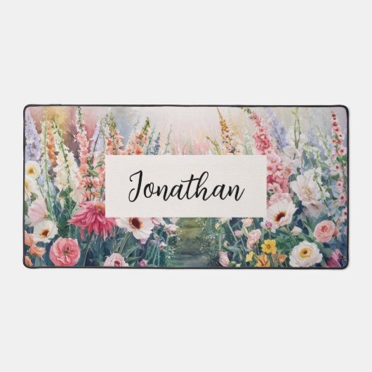 Nom de script personnalisé Fleurs sauvages aquarel (Recto)