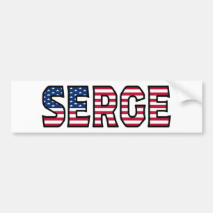 Nom de série Vorname USA Aufkleber Sticker Auto