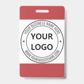 Nom de site Web de société de badge de logo d'entr (Arrière)