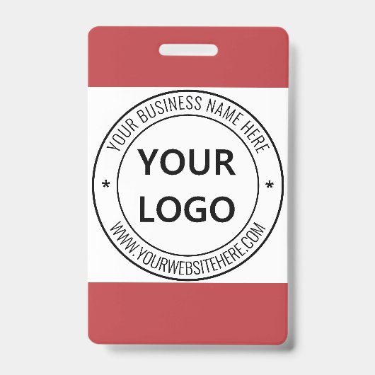 Nom de site Web de société de badge de logo d'entr (Avant)