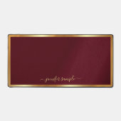 Nom de style moderne simple manuscrit en or (Recto)