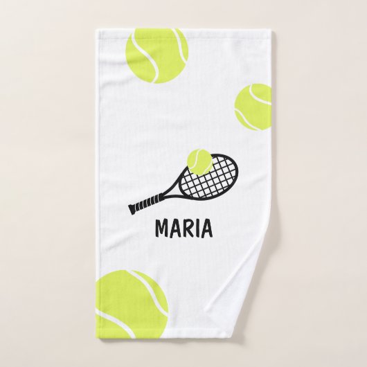 Nom de tennis personnalisé (Serviette à main)