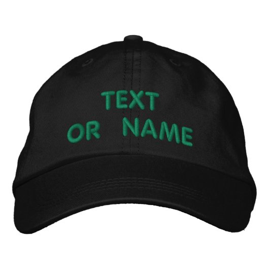 nom de texte personnalisé Casquette de baseball br (Devant)