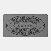 Nom de texte personnalisé Informations d'adresse V (Recto)