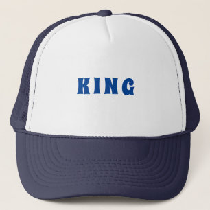Nom de texte personnalisé King Casquettes Chapeaux