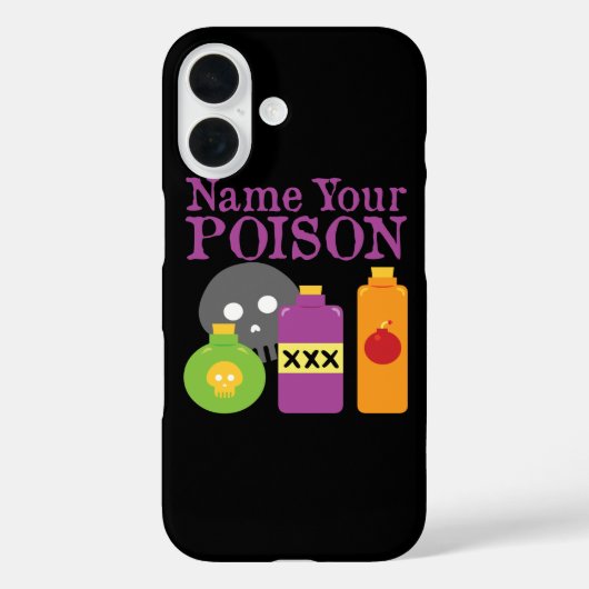 Nom de votre coque iphone Poison (Verso)