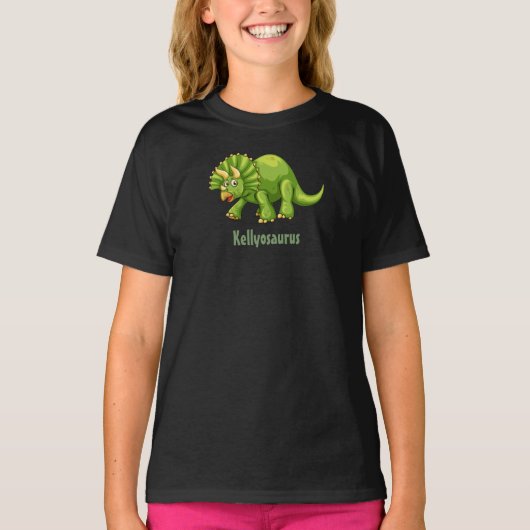 Nom de votre enfant T-shirt TeeShirt Dinosaur (Devant)