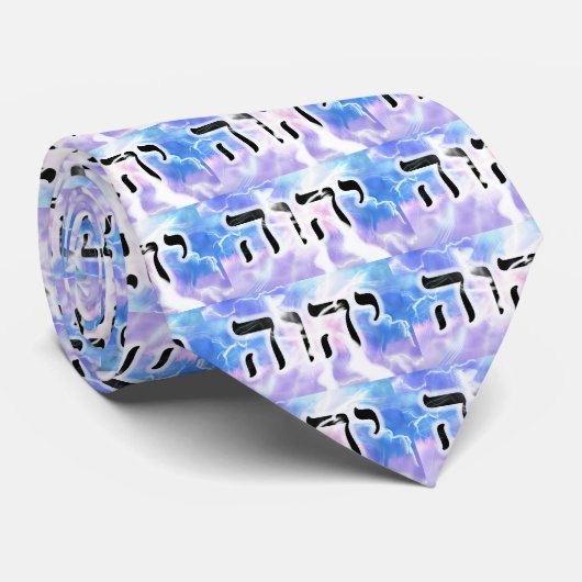 Nom de Yahweh Jéhovah dans la cravate de (Roulé)