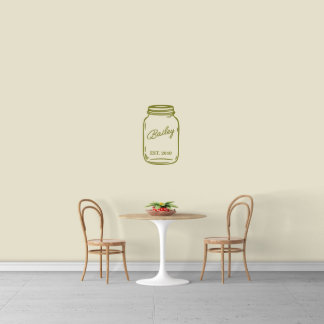 Nom Délicieux Dans Mason Jar Décal Mur Moyen
