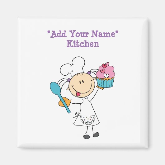 Nom d'enfant Réfrigérateur Magnet (Devant)