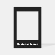 Nom d'entreprise Simple Noir