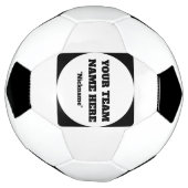 Nom d'équipe de football personnalisable simple (Tourné)