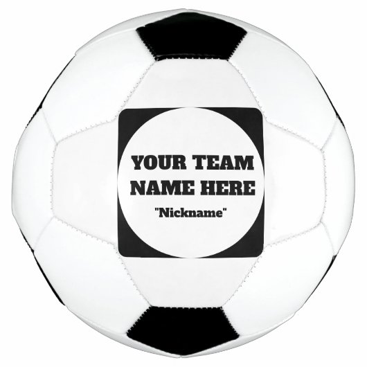 Nom d'équipe de football personnalisable simple (Devant)