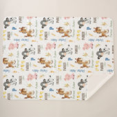 Nom des animaux de ferme Couverture de répétition  (Devant (Horizontal))