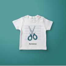 Nom des ciseaux à main mignonne Nom T-shirt