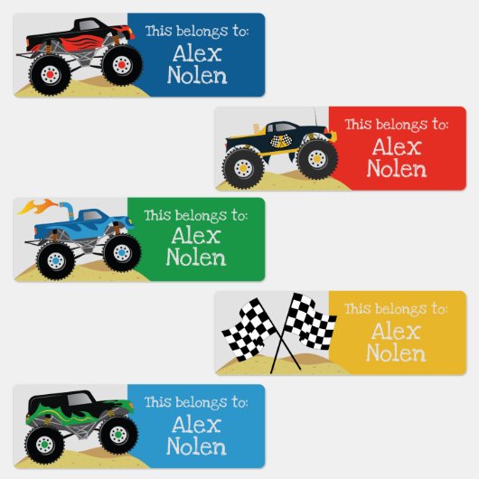 Nom des enfants Étiquettes pour fournitures scolai (Groupe)