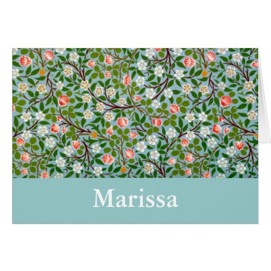 Nom des fleurs de printemps personnalisable (Devant Horizontal)