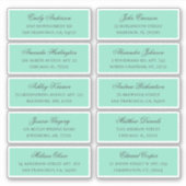 Nom des invités de la marque adresse. étiquettes m (Devant)